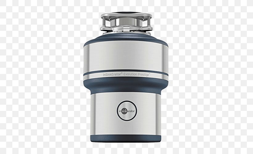 Garbage Disposals InSinkErator Stainless Steel Food Waste, PNG, 500x500px, Garbage Disposals, Drain, Food Processor, Food Waste, Home Appliance Download Free