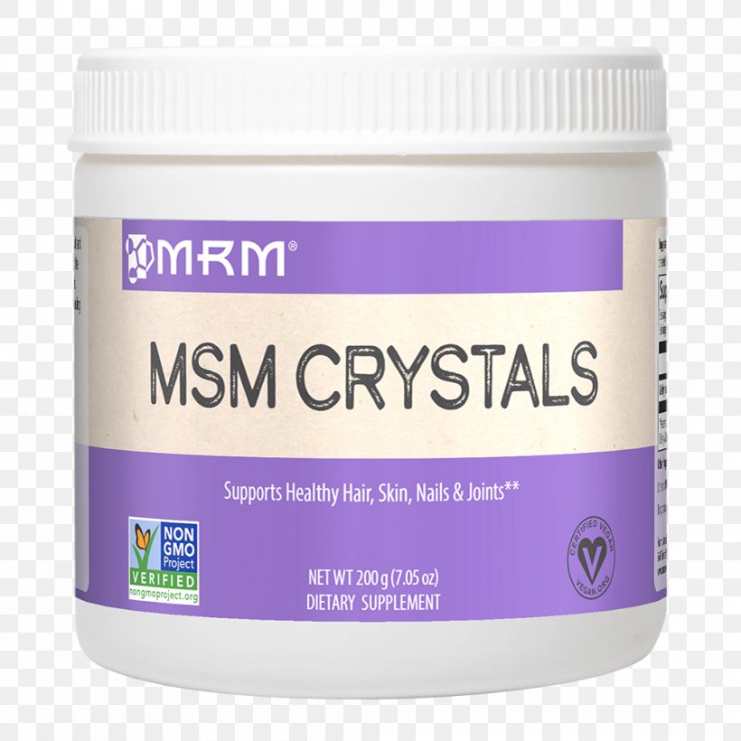 Methylsulfonylmethane Crystal Mineral MRM, PNG, 1000x1000px, Methylsulfonylmethane, Amazoncom, Bodybuilding Supplement, Crystal, Dietary Supplement Download Free