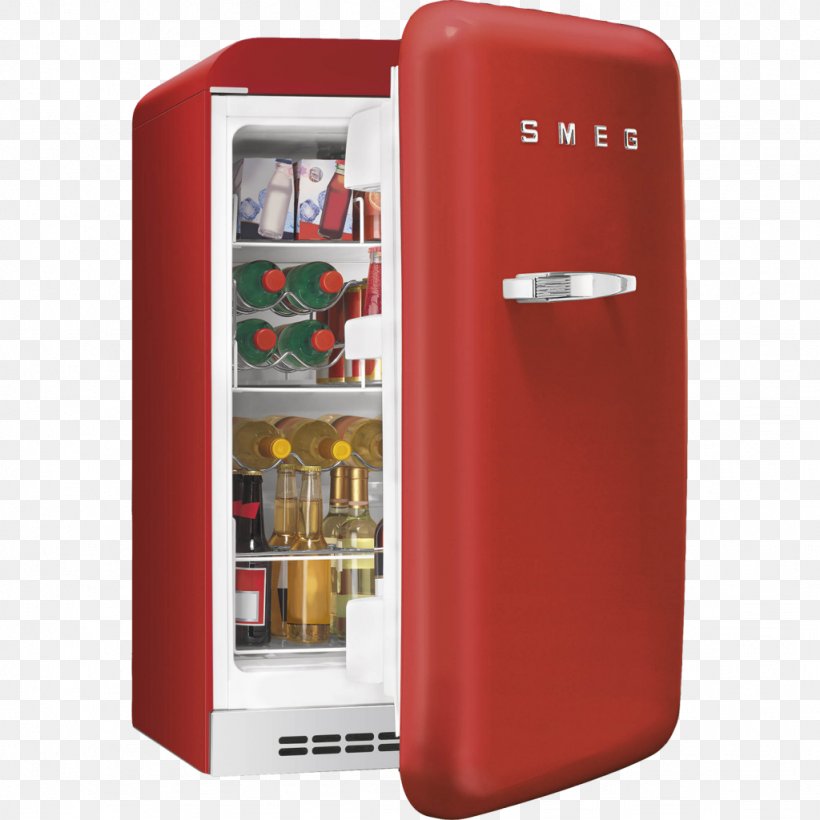 Refrigerator Smeg FAB10 Minibar Home Appliance, PNG, 1024x1024px, Refrigerator, Dishwasher, Freezers, Furniture, Home Appliance Download Free