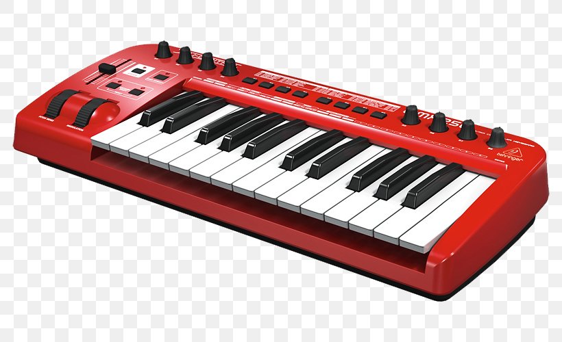 BEHRINGER U-CONTROL UMX610 MIDI Controllers Sound Synthesizers Behringer MOTOR USB MIDI Keyboard Controller, PNG, 800x500px, Watercolor, Cartoon, Flower, Frame, Heart Download Free
