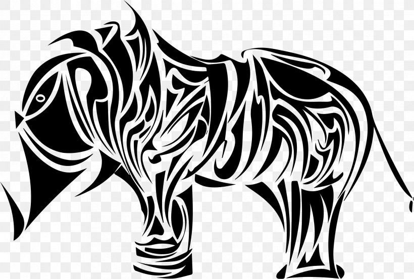 Black And White Graphic Design Art Clip Art, PNG, 2432x1641px, Black And White, Art, Big Cats, Black, Carnivoran Download Free