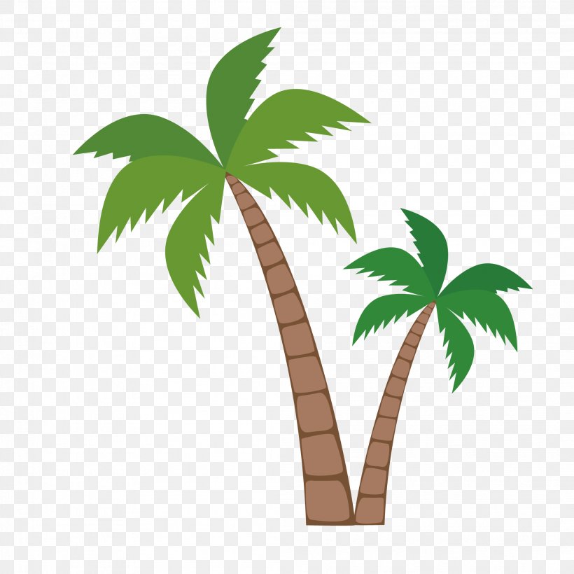 Coconut Clip Art Vector Graphics Palm Trees, PNG, 2107x2107px, Coconut, Arecales, Cloud Tree, Coconut Milk, Flowering Plant Download Free
