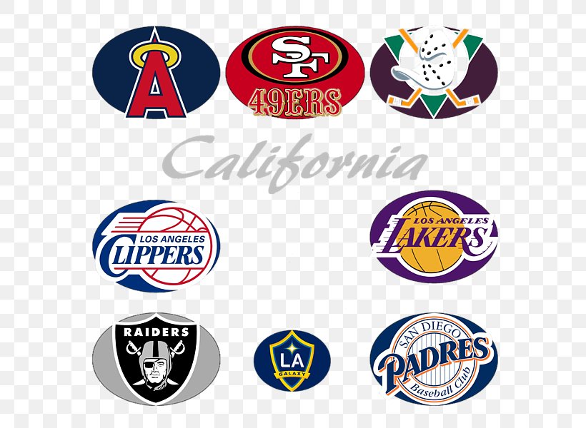 Los Angeles Sports Team Professional Sports Logo, PNG, 600x600px, Los Angeles, American Football, Area, Ball, Basketball Download Free