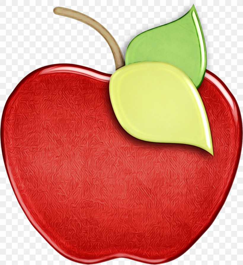 Red Fruit Apple Apple, PNG, 1078x1177px, Watercolor, Apple, Fruit, Paint, Red Download Free