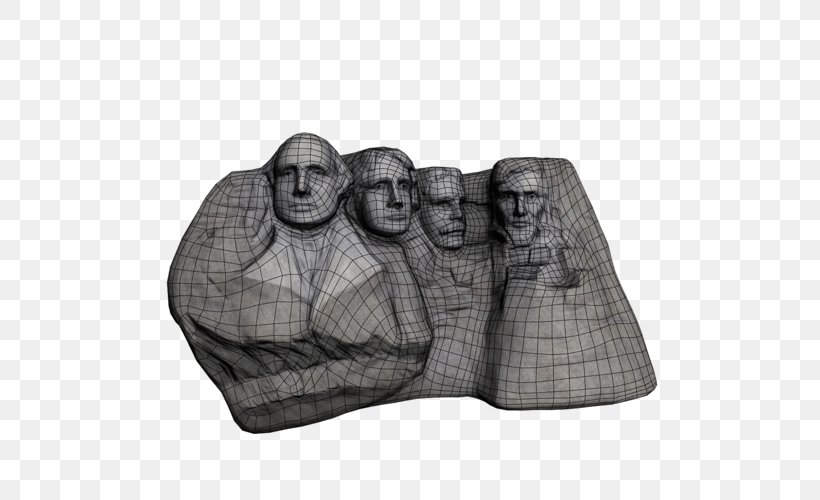 3D Modeling Sculpture Monument TurboSquid Low Poly, PNG, 500x500px, 3d Computer Graphics, 3d Modeling, Art, Autodesk 3ds Max, Black And White Download Free