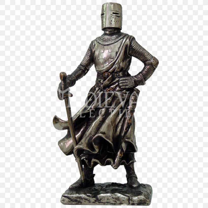 Middle Ages Knight Crusader Crusades Knights Templar, PNG, 875x875px, Middle Ages, Armour, Battle Axe, Bronze, Bronze Sculpture Download Free