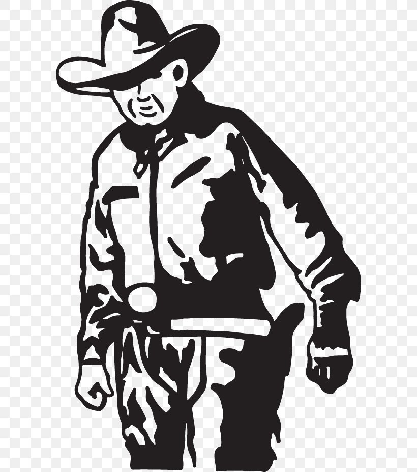 Decal Sticker Horse Cowboy Polyvinyl Chloride, PNG, 600x927px, Decal, Art, Black And White, Cattle Like Mammal, Cowboy Download Free