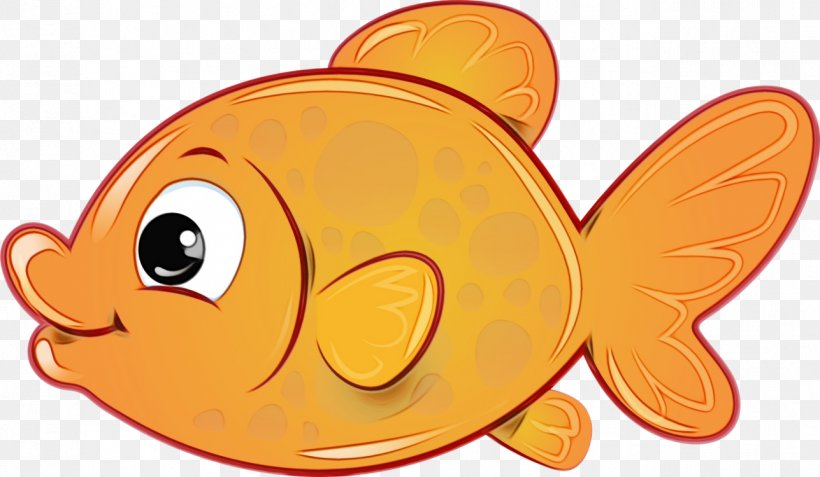 Fish Cartoon, PNG, 1287x750px, Fish, Cartoon, Goldfish, Orange Download Free