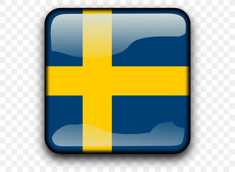 Grimeton Radio Station Flag Of Sweden, PNG, 600x600px, Flag Of Sweden, Blue, Electric Blue, Flag, Rectangle Download Free