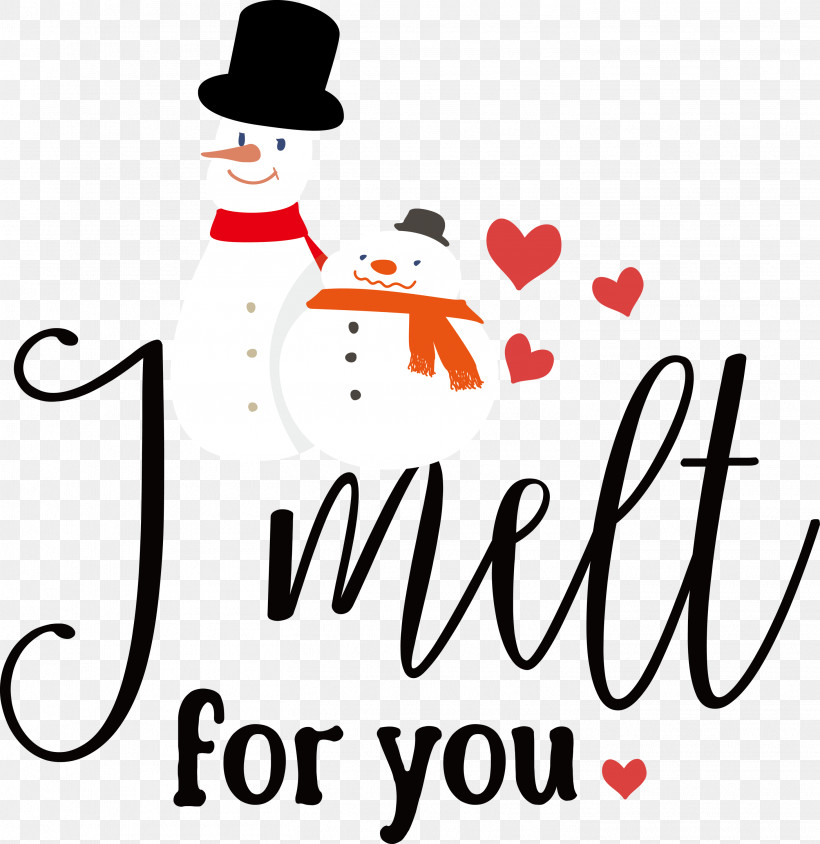 I Melt For You Snowman Winter, PNG, 2913x3000px, I Melt For You, Behavior, Happiness, Human, Line Download Free