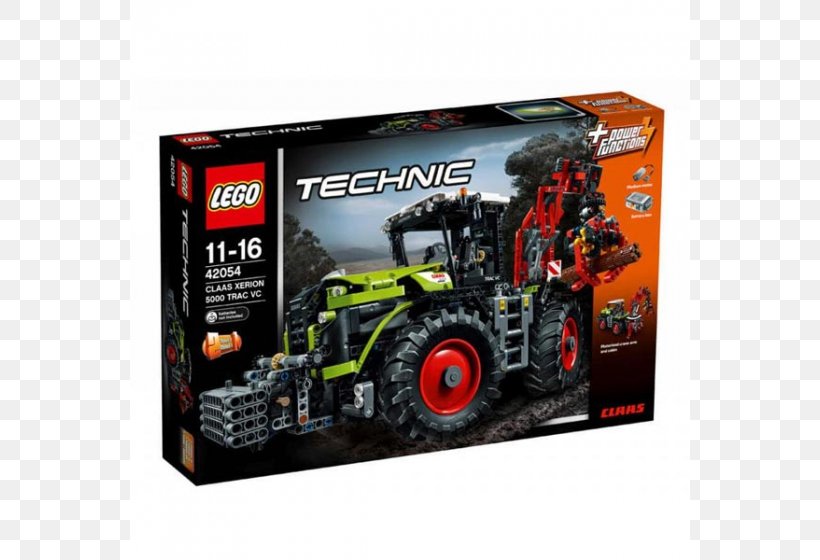 Lego Technic Claas Xerion 5000 Toy Tractor, PNG, 640x560px, Lego Technic, Architectural Engineering, Brand, Claas, Claas Xerion 5000 Download Free
