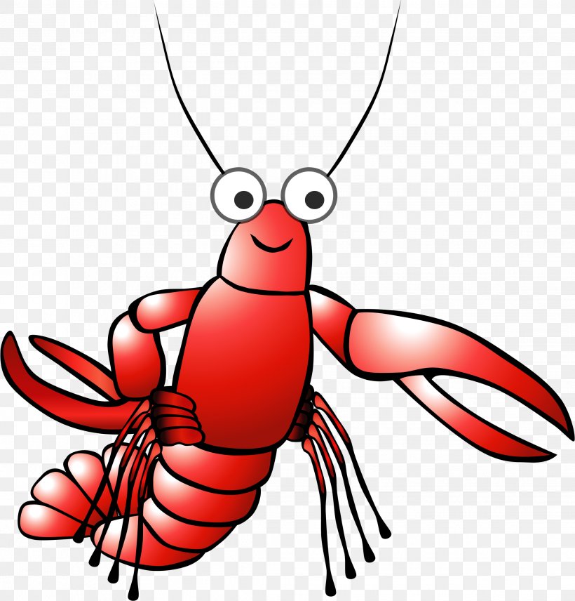 Lobster Cartoon Clip Art, PNG, 2268x2370px, Lobster, Artwork, Beak, Cartoon, Crayfish Download Free