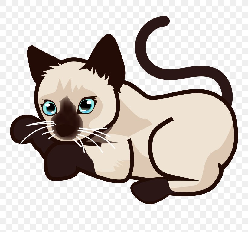 Siamese Cat Kitten Thai Cat Maine Coon Bengal Cat, PNG, 768x768px, Siamese Cat, Bad Kitty, Bengal Cat, Black Cat, Carnivoran Download Free