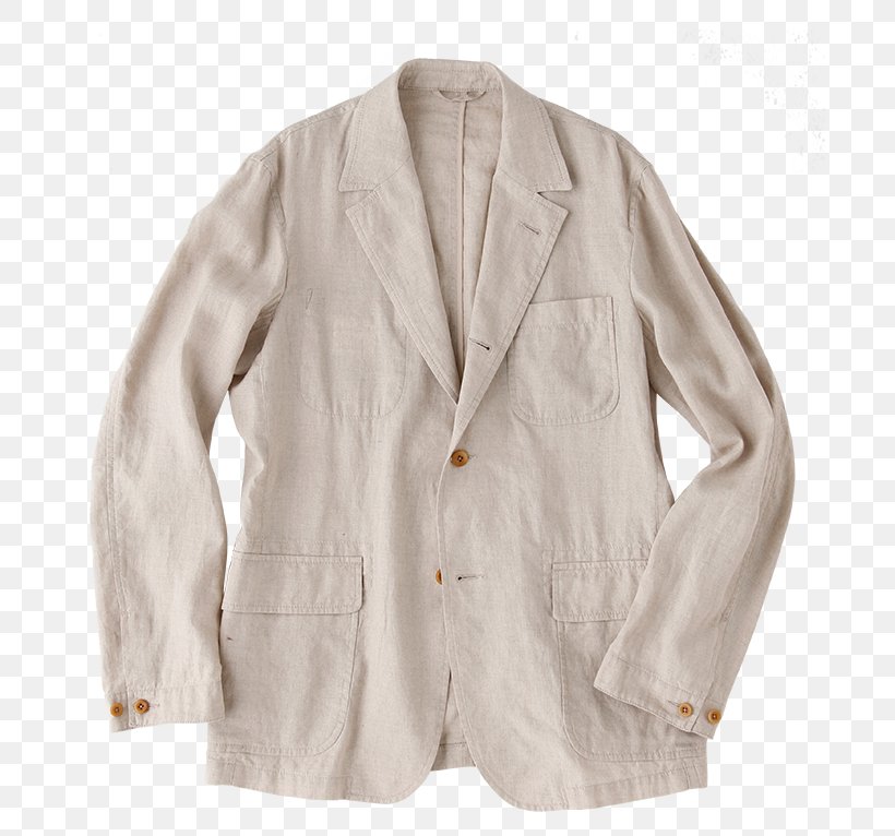 Blazer J. Press Jacket Sleeve Linen, PNG, 700x766px, Blazer, Beige, Button, Canvas, J Press Download Free