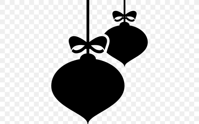 Christmas Ornament Clip Art, PNG, 512x512px, Christmas Ornament, Black, Black And White, Bombka, Christmas Download Free