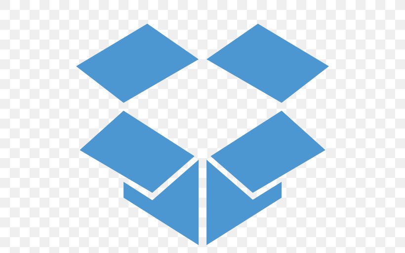 Dropbox Logo Google Drive Computer File, PNG, 512x512px, Dropbox, Area, Blue, Box, Brand Download Free