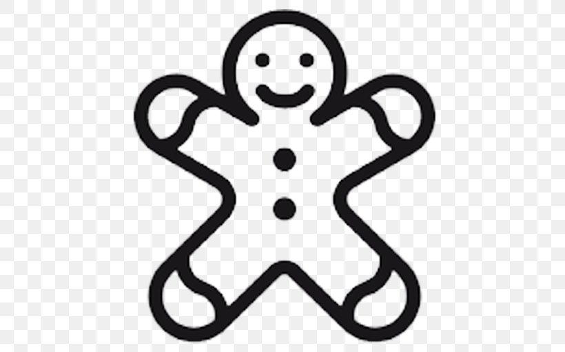 Gingerbread Man Lebkuchen, PNG, 512x512px, Gingerbread Man, Biscuits, Black And White, Body Jewelry, Christmas Download Free