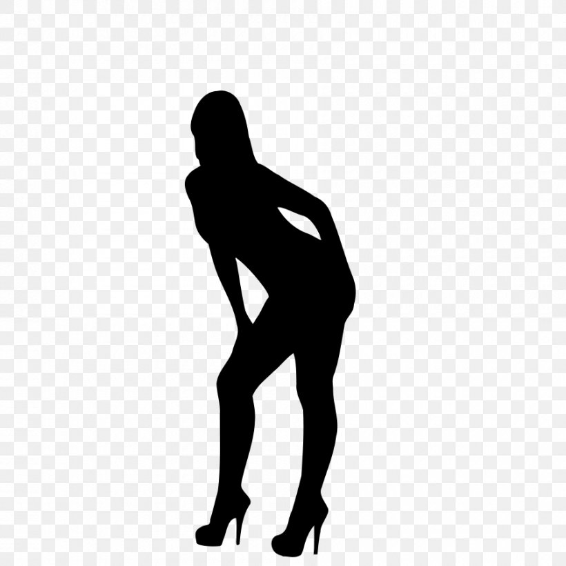 Silhouette Female Woman Tangram Free, PNG, 900x900px, Silhouette, Abdomen, Arm, Black, Black And White Download Free