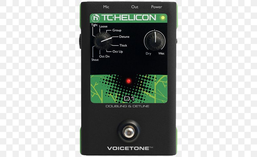 TC-Helicon VoiceTone D1 Effects Processors  Pedals TC-Helicon VoiceTone X1  TC-Helicon VoiceTone C1,