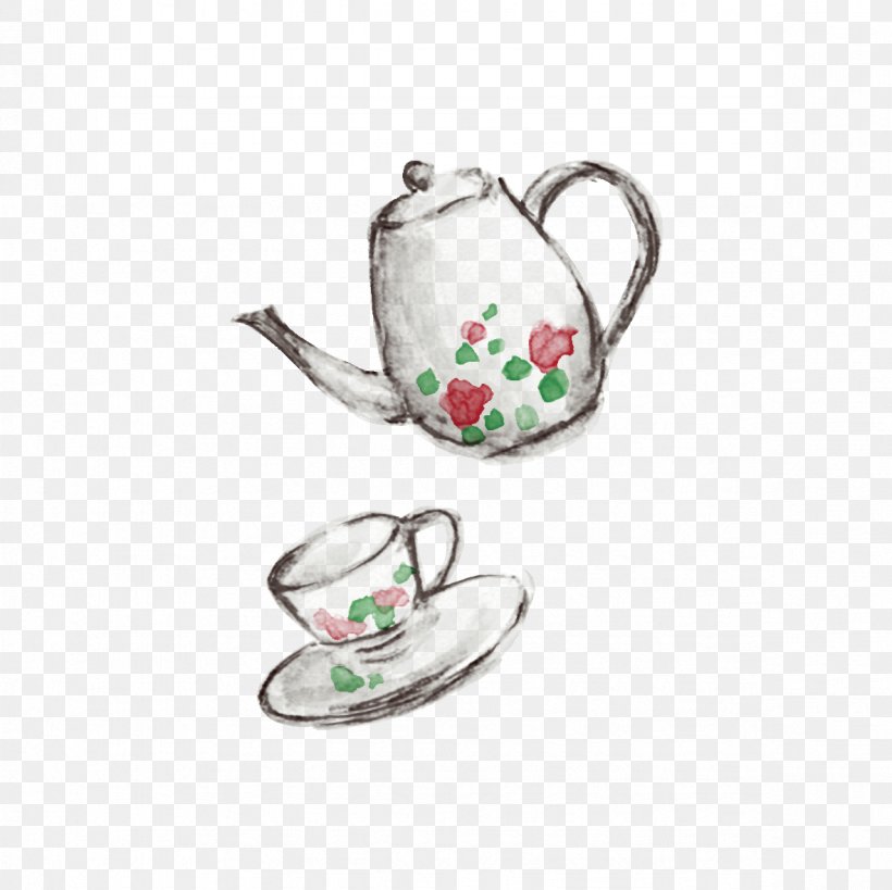 Teapot Teacup Illustration, PNG, 1181x1181px, Tea, Coffee Cup, Cup, Dinnerware Set, Drinkware Download Free