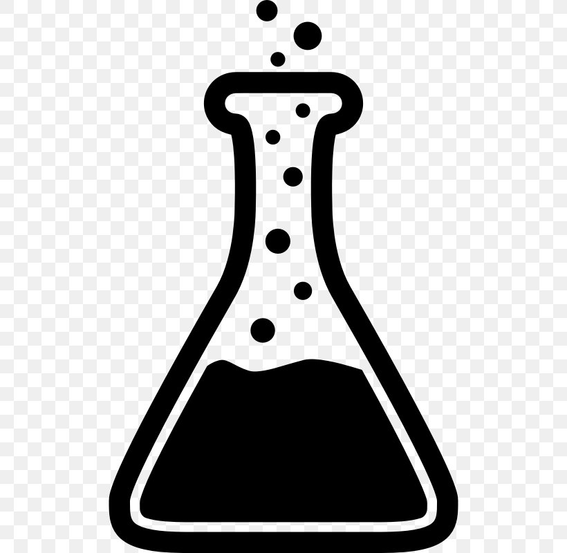 Laboratory Flasks Erlenmeyer Flask Chemistry Clip Art, PNG, 506x800px, Laboratory Flasks, Artwork, Beaker, Black And White, Chemical Substance Download Free