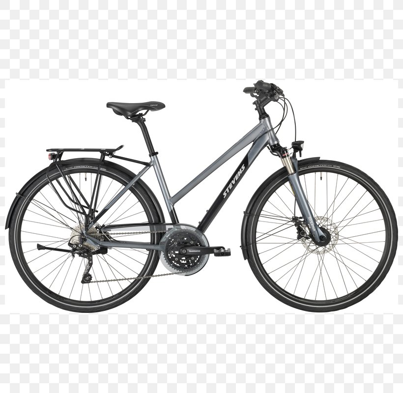 STEVENS Trekkingrad Bicycle Trekkingbike Shimano, PNG, 800x800px, Stevens, Bicycle, Bicycle Accessory, Bicycle Drivetrain Part, Bicycle Frame Download Free