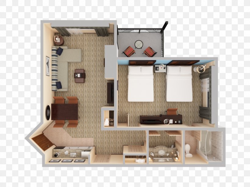 3D Floor Plan House, PNG, 1024x768px, 3d Floor Plan, Floor Plan, Architectural Plan, Balcony, Bed Download Free