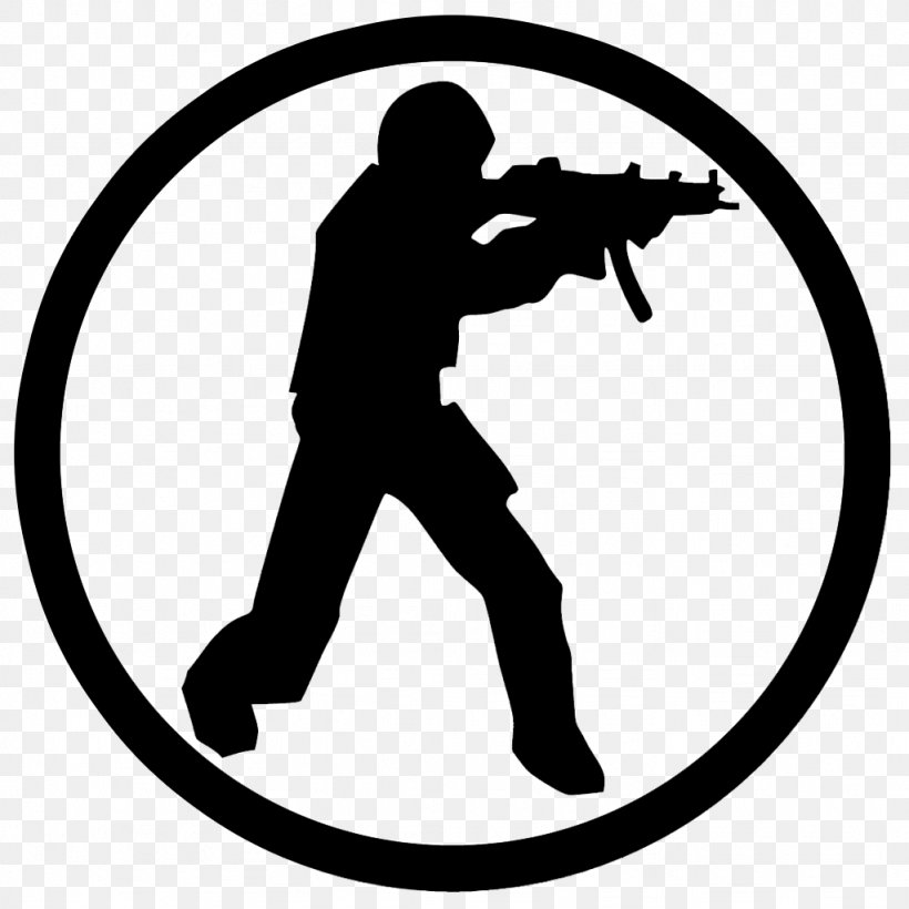 Counter-Strike: Global Offensive Counter-Strike: Condition Zero Counter-Strike 1.6, PNG, 1024x1024px, Counterstrike Global Offensive, Area, Artwork, Black, Black And White Download Free