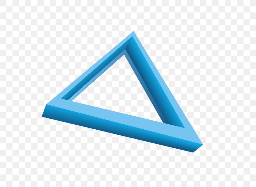 Blue Triangle, PNG, 600x600px, Blue, Azure, Brochure, Color Solid, Designer Download Free