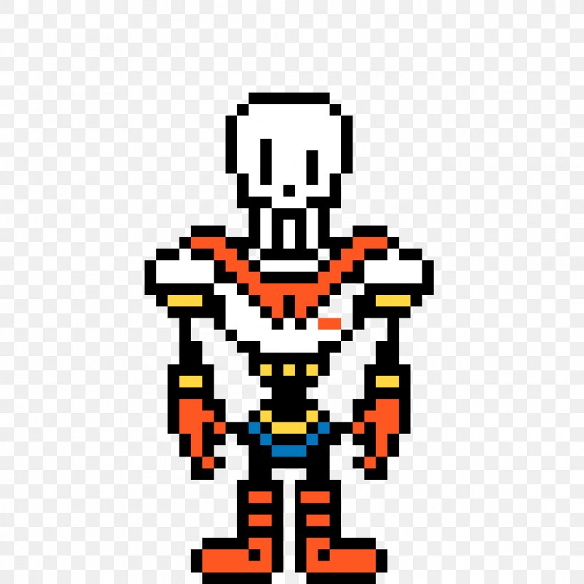 Sprite Undertale Papyrus Pixel Art Image, PNG, 1111x1111px, Sprite, Art, Decal, Drawing, Game Download Free