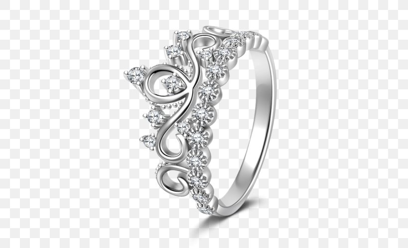Wedding Ring Silver Gift Jewellery, PNG, 500x500px, Ring, Body Jewelry, Charm Bracelet, Crown, Diamond Download Free