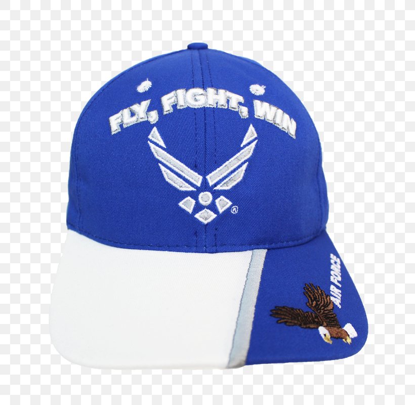 Baseball Cap Cobalt Blue Military United States Air Force, PNG, 800x800px, Baseball Cap, Air Force, Baseball, Blue, Cap Download Free