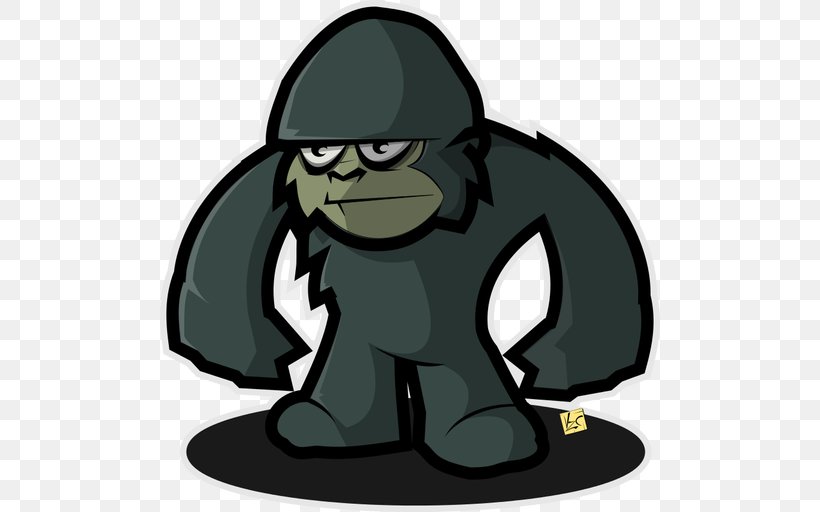 Gorilla Harambe Clip Art, PNG, 500x512px, Gorilla, Animation, Blog, Cartoon, Fictional Character Download Free