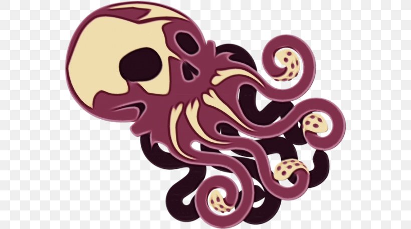 Octopus Cartoon, PNG, 564x457px, Octopus, Giant Pacific Octopus, Magenta, Pink, Pink M Download Free
