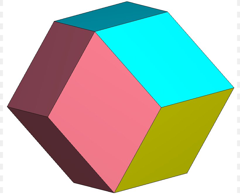 Rhombic Dodecahedron Polyhedron Angle Face, PNG, 800x667px, Rhombic Dodecahedron, Archimedean Solid, Bilinski Dodecahedron, Cuboctahedron, Dodecahedron Download Free