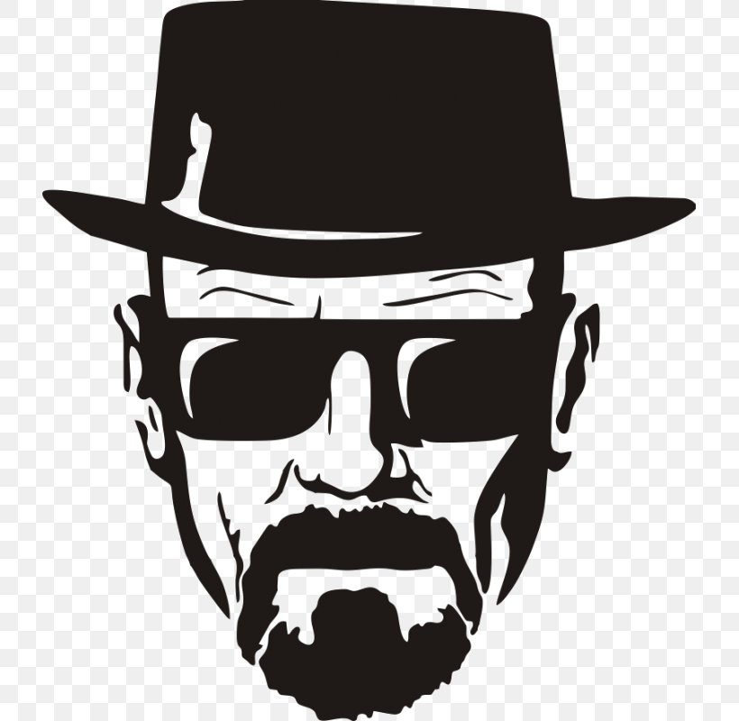 Walter White Jesse Pinkman Sticker Decal Breaking Bad, PNG, 800x800px, Walter White, Better Call Saul, Black And White, Breaking Bad, Breaking Bad Season 2 Download Free