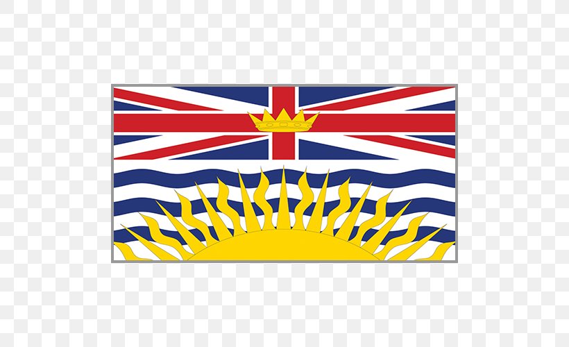 Flag Of British Columbia Flag Of The United Kingdom Flag Of Canada, PNG, 500x500px, British Columbia, Area, Canada, Coat Of Arms Of British Columbia, Flag Download Free
