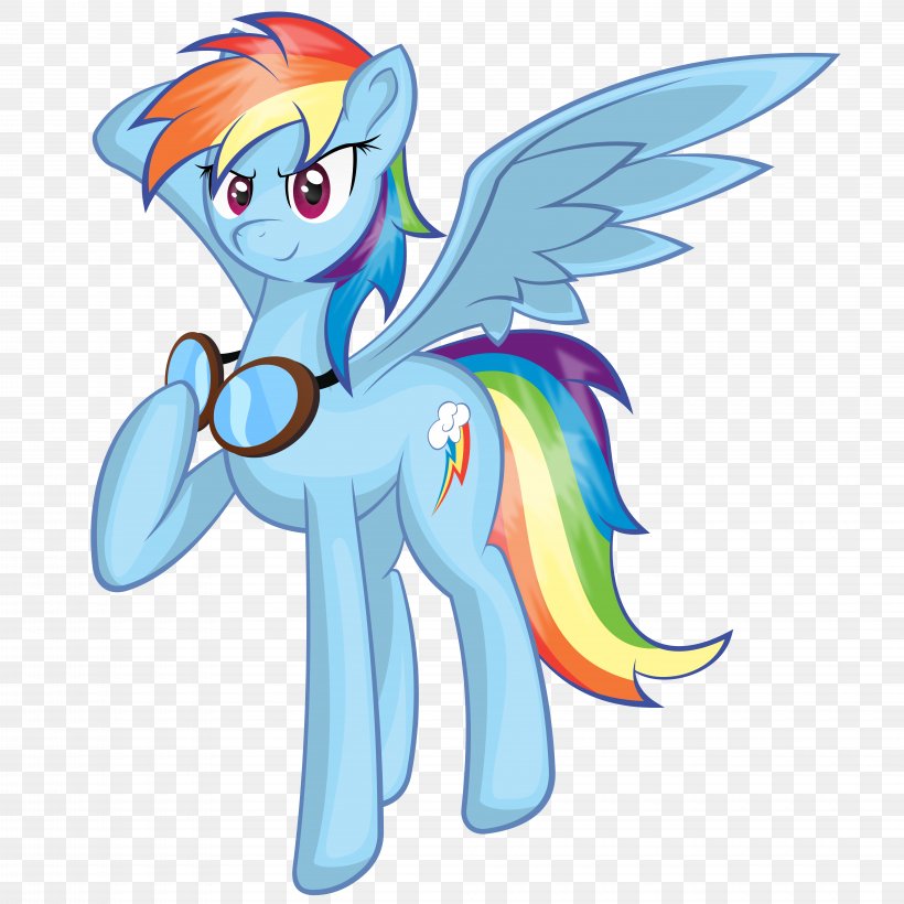 Rainbow Dash Pony Equestria Fan Art, PNG, 8000x8000px, Watercolor, Cartoon, Flower, Frame, Heart Download Free