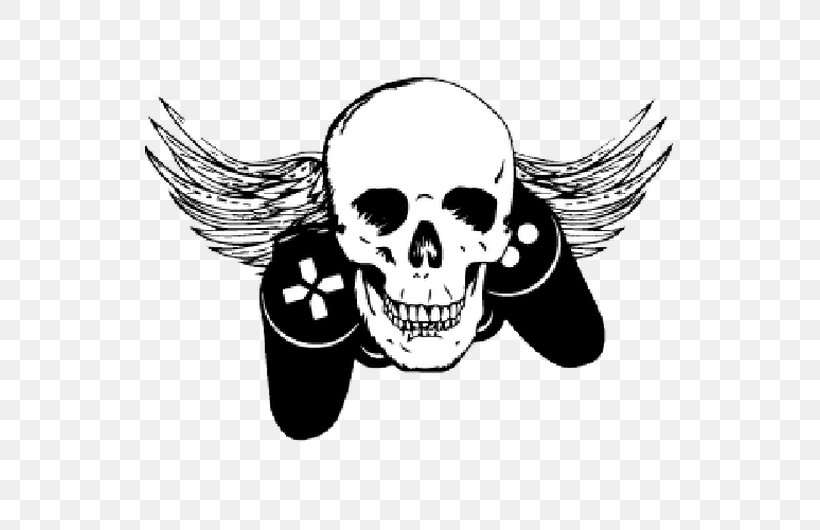 Skull Calavera Gamer Community, PNG, 530x530px, Skull, Black And White, Bone, Calavera, Community Download Free