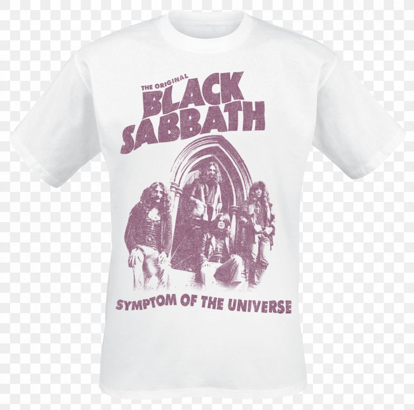 Black Sabbath T-shirt Sabbath Bloody Sabbath Symptom Of The Universe Merchandising, PNG, 1200x1189px, Black Sabbath, Active Shirt, Brand, Classic Rock, Clothing Download Free