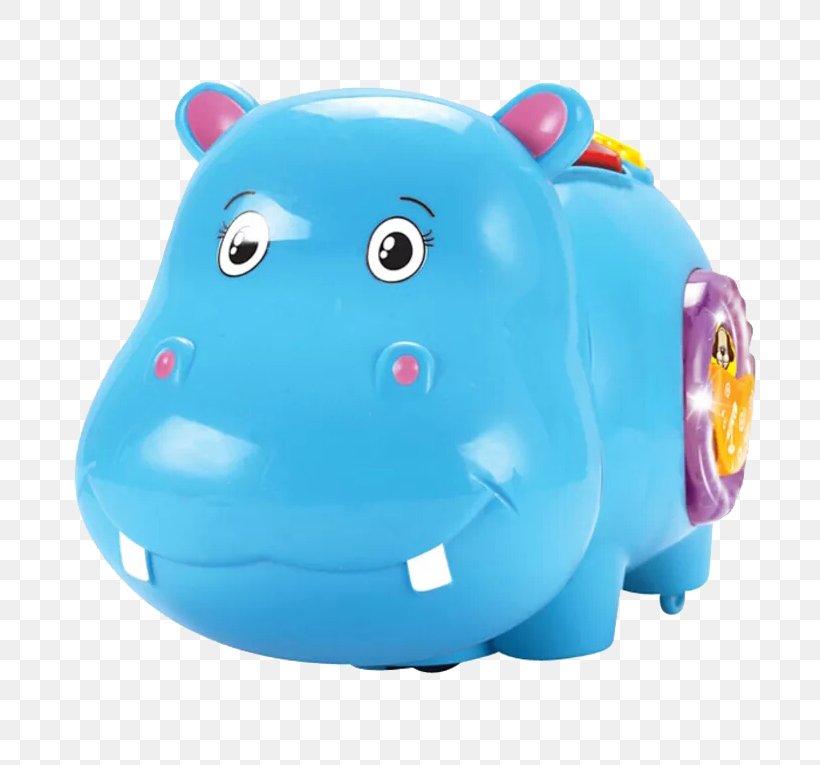 Hippopotamus Toy Child Changlong Wild Zoo, PNG, 750x765px, Hippopotamus, Balloon, Blue, Child, Doll Download Free
