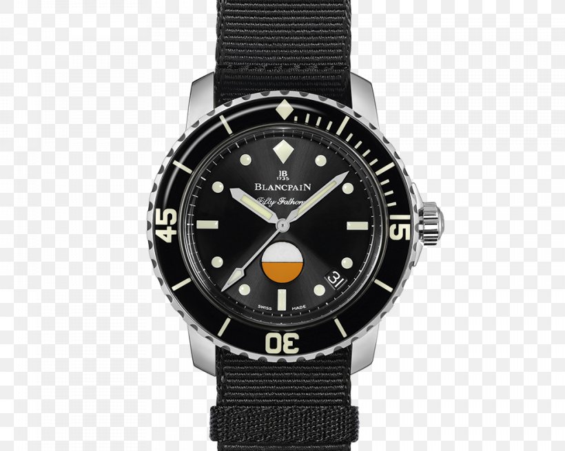 Blancpain Fifty Fathoms Watch Tissot Patek Philippe & Co., PNG, 984x786px, Blancpain, Automatic Watch, Blancpain Fifty Fathoms, Brand, Clock Download Free