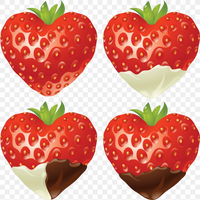 Chocolate Bar Strawberry Clip Art, PNG, 3551x3564px, Chocolate Bar, Berry, Chocolate, Chocolate Syrup, Chocolatecovered Fruit Download Free
