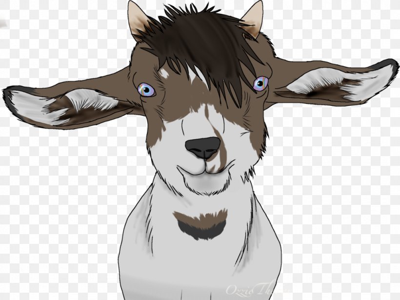 Goat Cattle Horse Mammal, PNG, 1024x768px, Goat, Cartoon, Cattle, Cattle Like Mammal, Character Download Free