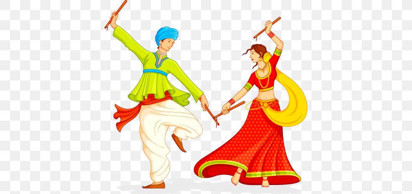 Garba Dandiya Raas Navaratri Song, PNG, 404x386px, Garba, Art, Bhajan, Costume, Dance Download Free