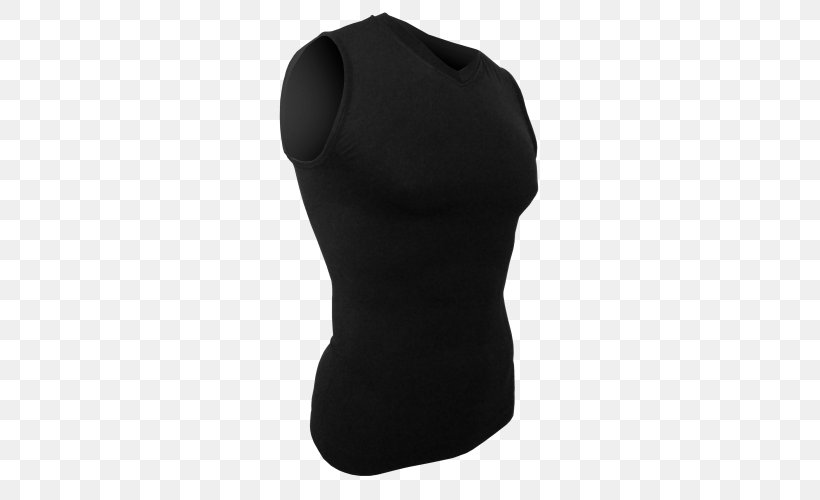 Gilets Sleeveless Shirt Shoulder Sportswear, PNG, 500x500px, Gilets, Black, Black M, Neck, Outerwear Download Free