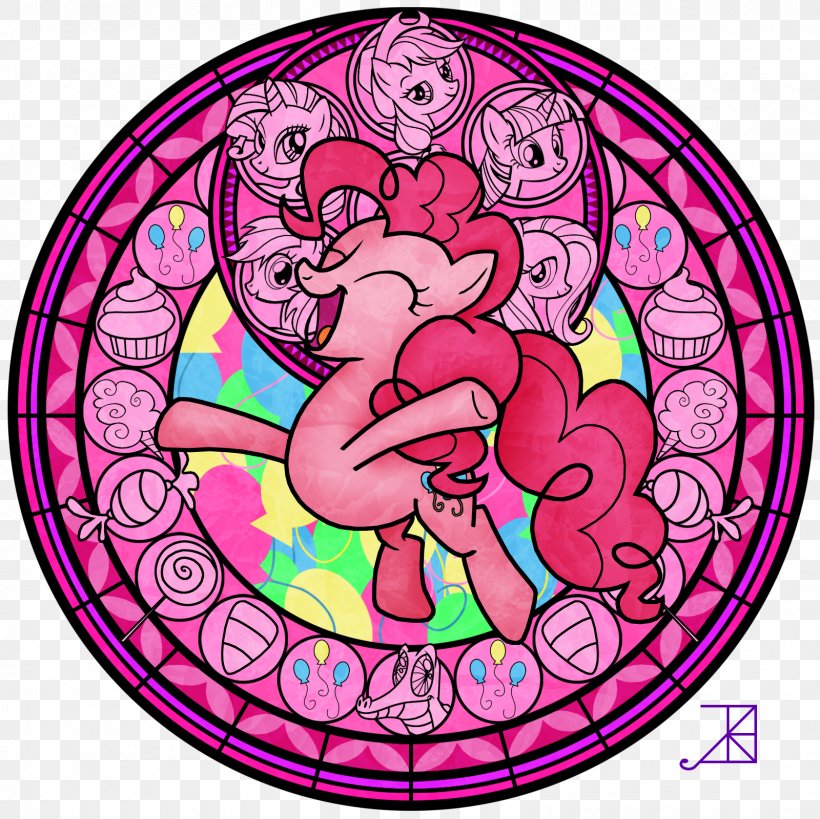 Pinkie Pie Applejack Twilight Sparkle Rarity Pony, PNG, 1600x1600px, Watercolor, Cartoon, Flower, Frame, Heart Download Free