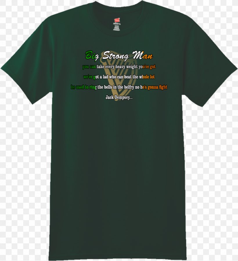 T-shirt Kevin Barry Song Big Strong Man Sleeve, PNG, 931x1024px, Tshirt, Active Shirt, Brand, Clothing, Green Download Free