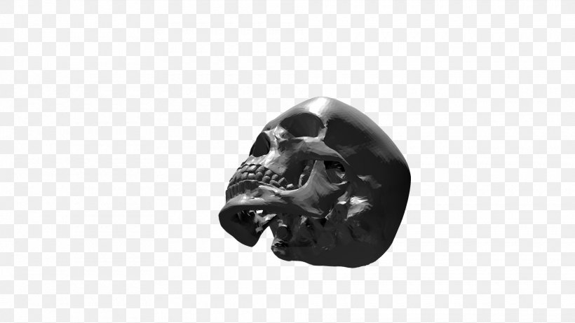 3D Printing Skull STL Computer File 3D Computer Graphics, PNG, 1920x1080px, 3d Computer Graphics, 3d Printing, Black And White, Bone, Directory Download Free
