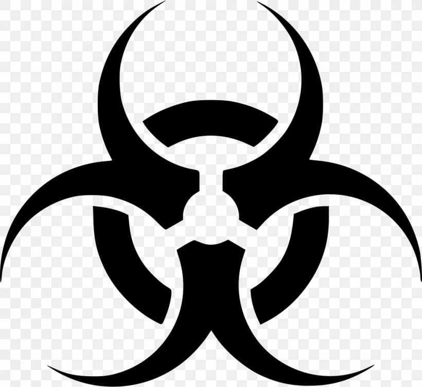 Biological Hazard Vector Graphics Clip Art Hazard Symbol Sign, PNG, 980x900px, Biological Hazard, Blackandwhite, Emblem, Hazard, Hazard Symbol Download Free